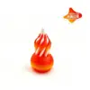 Gourde cristal rouge orangé de 5 cm