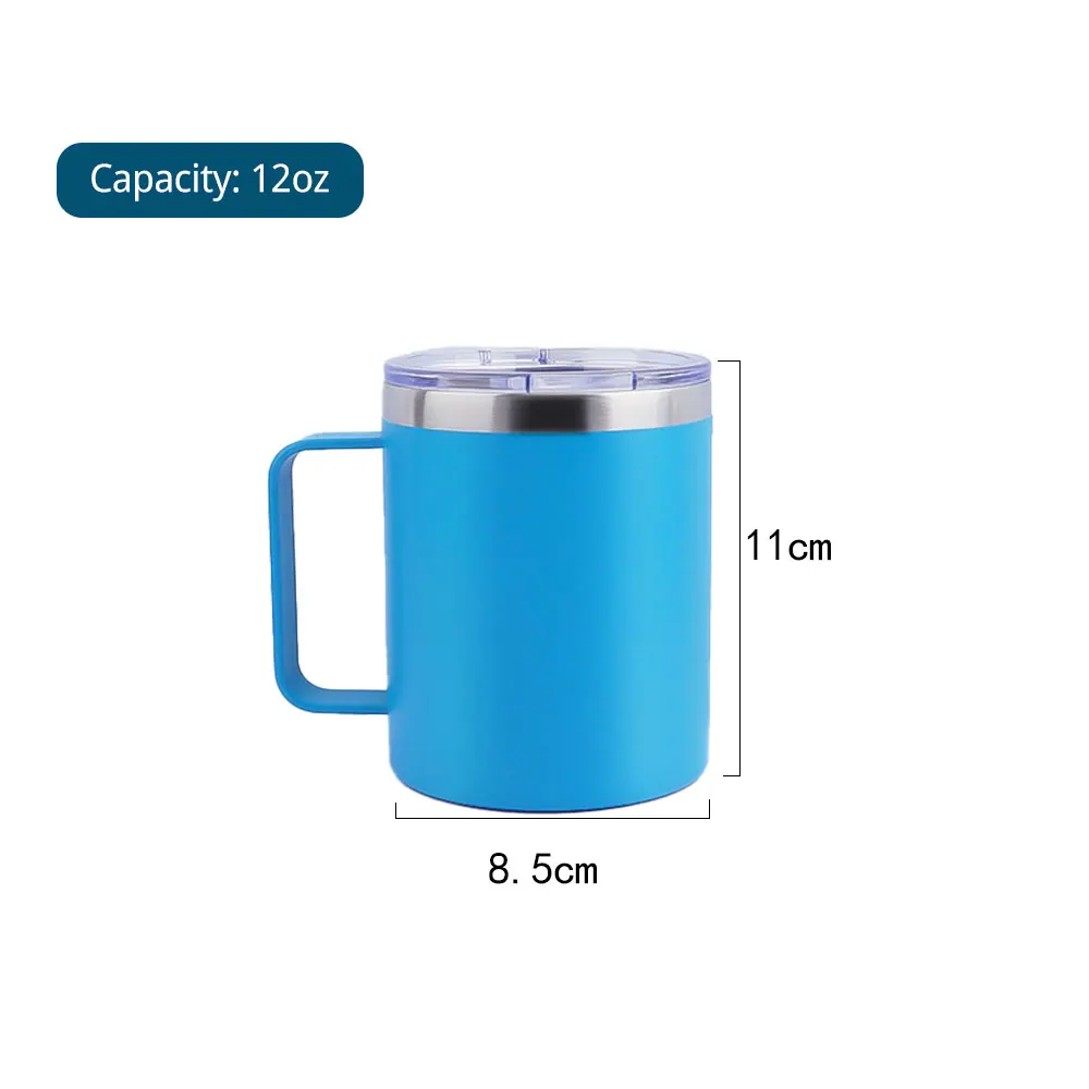 12oz 304 Custom Logo Double Wall Stainless Steel Coffee Tumbler ...