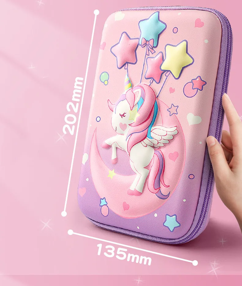Buy Wholesale China 3d Eva Unicorn Cute Pencil Case Cartoon