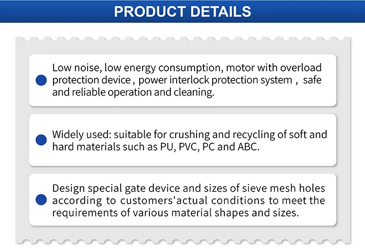 Low consumption crusher plastic plastic crusher taiwan