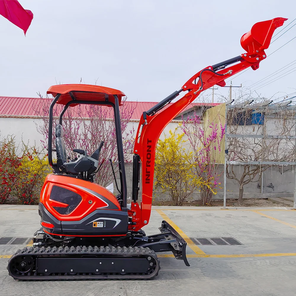 Free Shipping 2.5 Ton 2500kg Mini Excavator with 800mm Flat Bucket