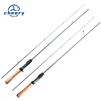 Micro Luya Horse Mouth for Fuji Guide Ring Carbon Single Fishing Rod with Cork Handle White Strip Coil for Lure Fishing – Rod – view 2