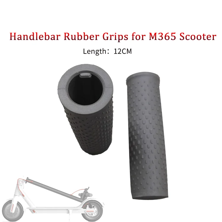 Superbsail Rubber Handlebar Grip For Xiaomi M365/Pro/1s/Pro2/Mi3 E-Scooter Accessories Non-slip Black Skateboard Riding Parts factory