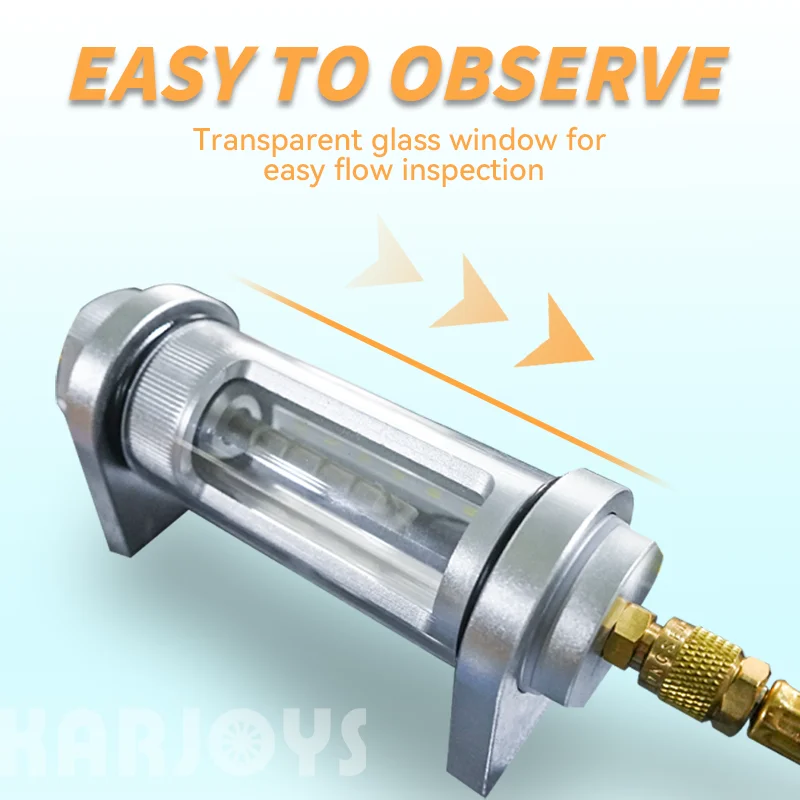 Automatic AC Recovery Machine with Core New Freon Recovery Cooler for Car Air Conditioning Car Care Equipment
