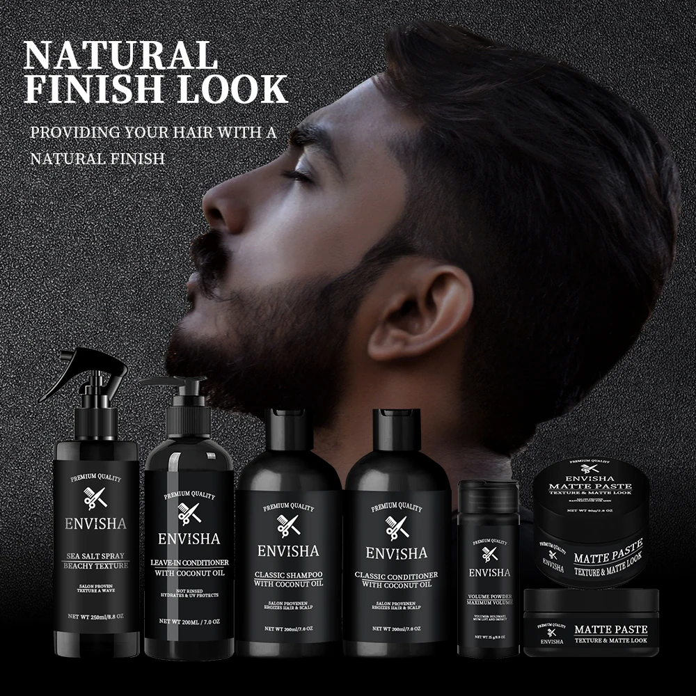 Private Label Men Hair Styling Products Thicker And Stronger Hair Care