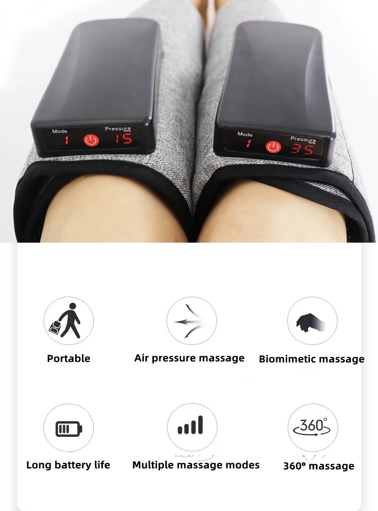 DVT Prevention Professional Medical Devices Pump Calf Massager Air Compression Leg Massager and Foot Massager Fujian details