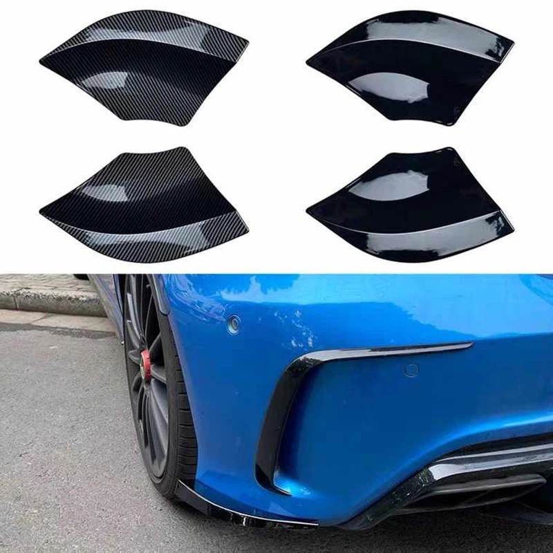 w176 body kit fiont rear blade diffuser extension for mercedes benz a45 a200