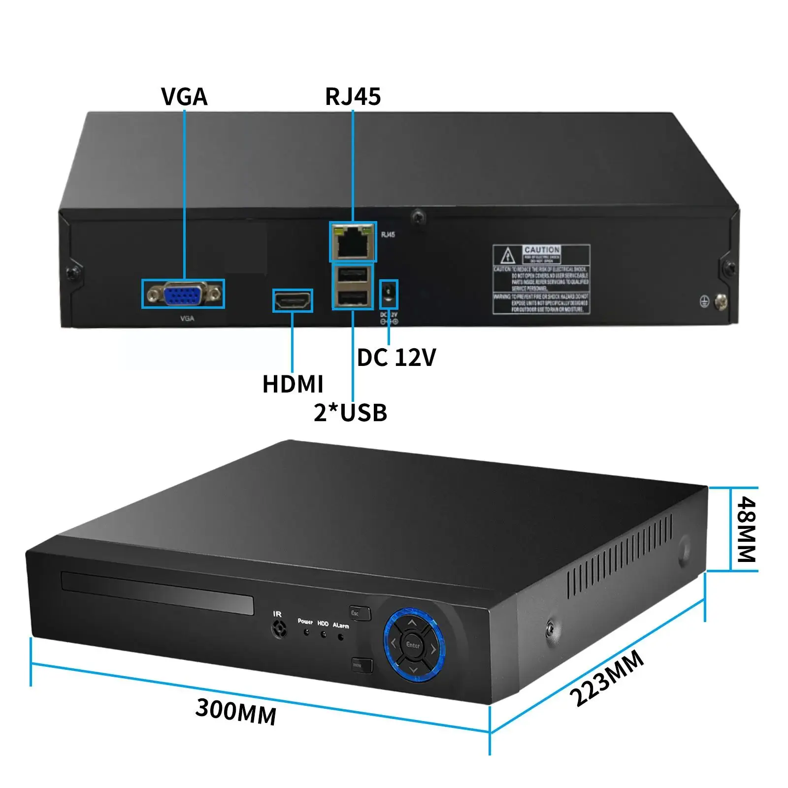 9ch 4k Xmeye Vms Most Economic H.265 Nvr 9 Channel 1u 1hdds 4k 8mp 9ch ...