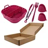 1 divider pot+2 oven mitts+1 oil brush+1 tong