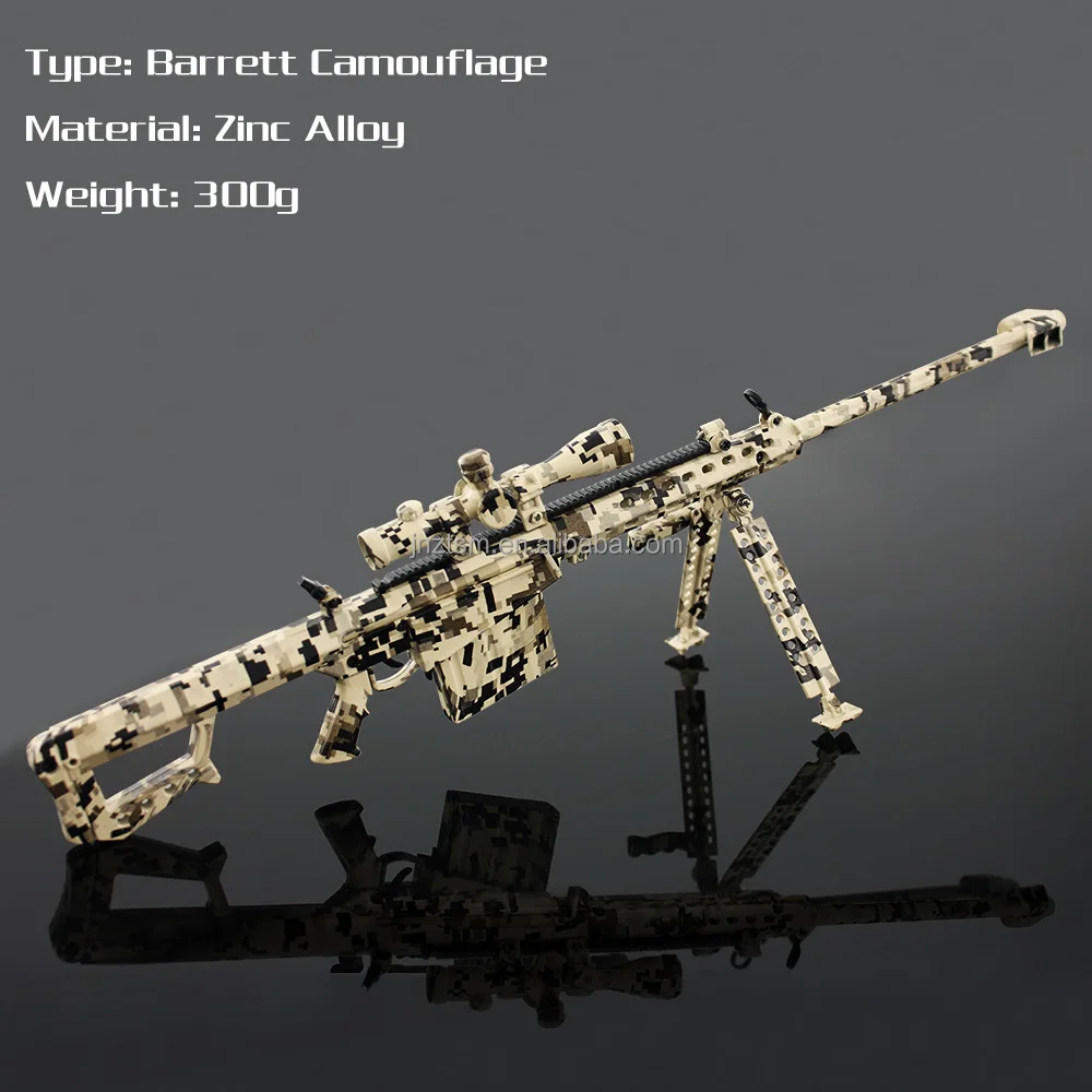 Model Guns Toy Miniature Cal Gun Model Black 13 Scale Camouflage Die