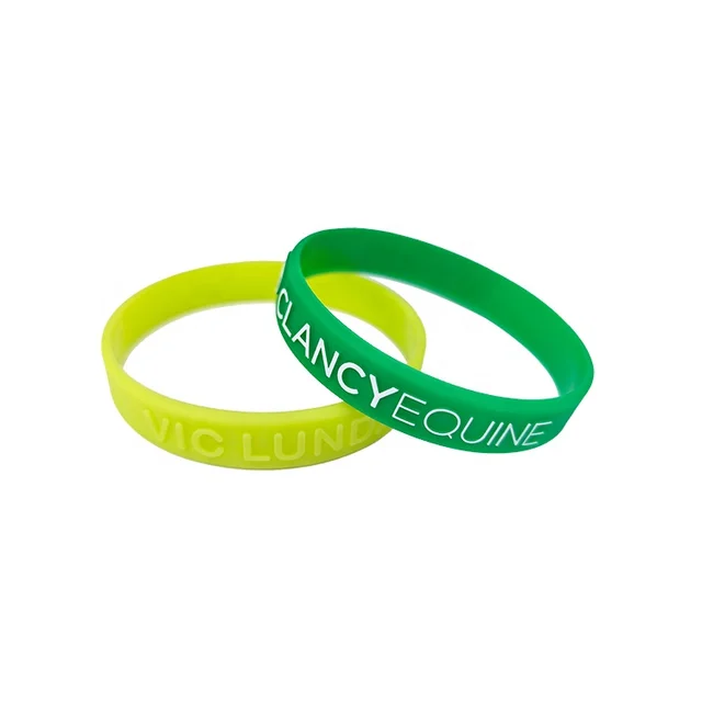 High quality promotional gifts sport rubber wristband custom