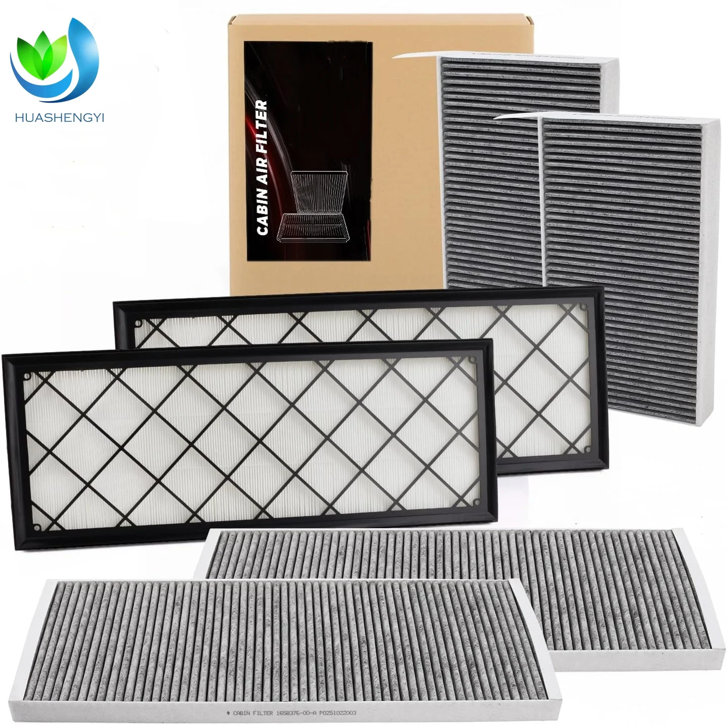 OEM ODM Air Conditional Replacement Cabin Filter HEPA Intake Filter Activated Carbon Filter Compatible with 2020-2025 Model Y