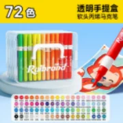 Marcadores Acrílicos Rolbrand, Juego de 72 Colores con Punta Suave para Dibujar y Colorear