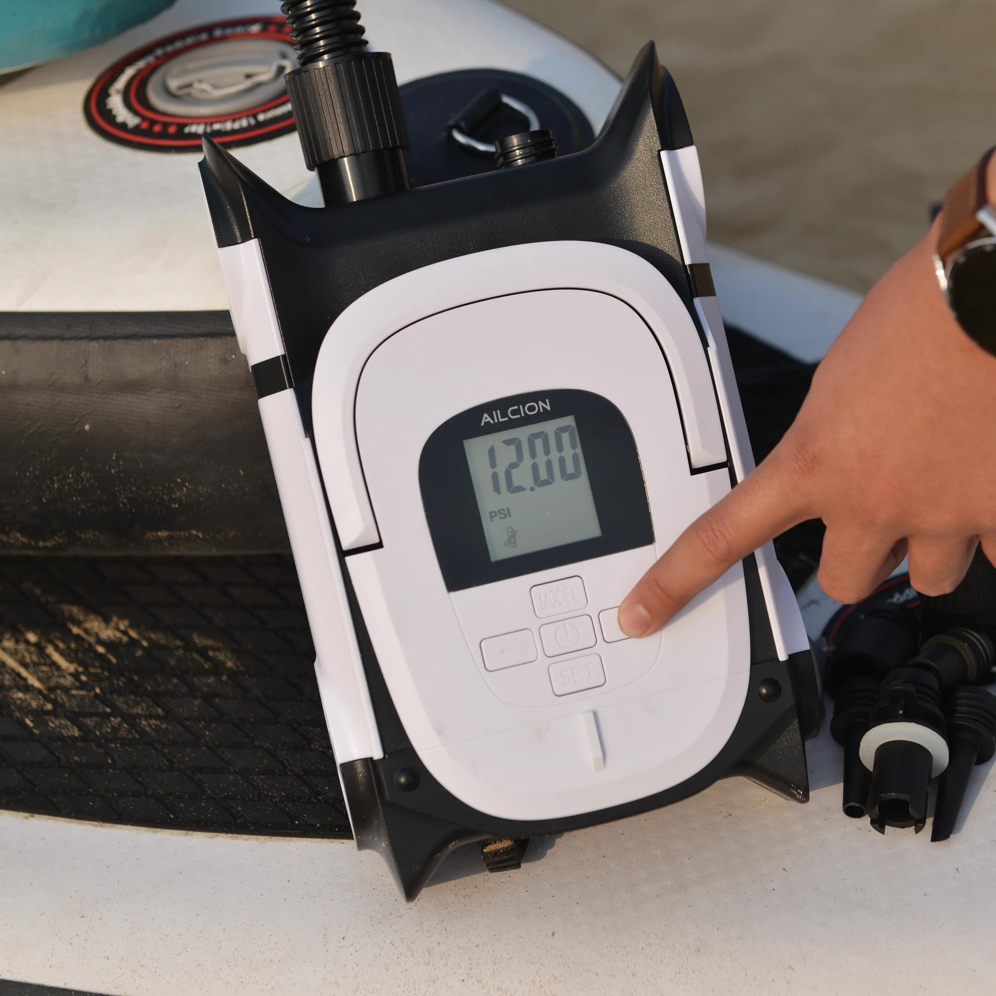 22psi High Pressure Electric Air Pump,Inflation Paddle Board Pump For