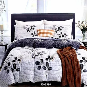 100% Polyester Microfiber Disperse Printed Modern Oeko-Tex Certified 300tc Custom Color Duvet Bed Sheet Set