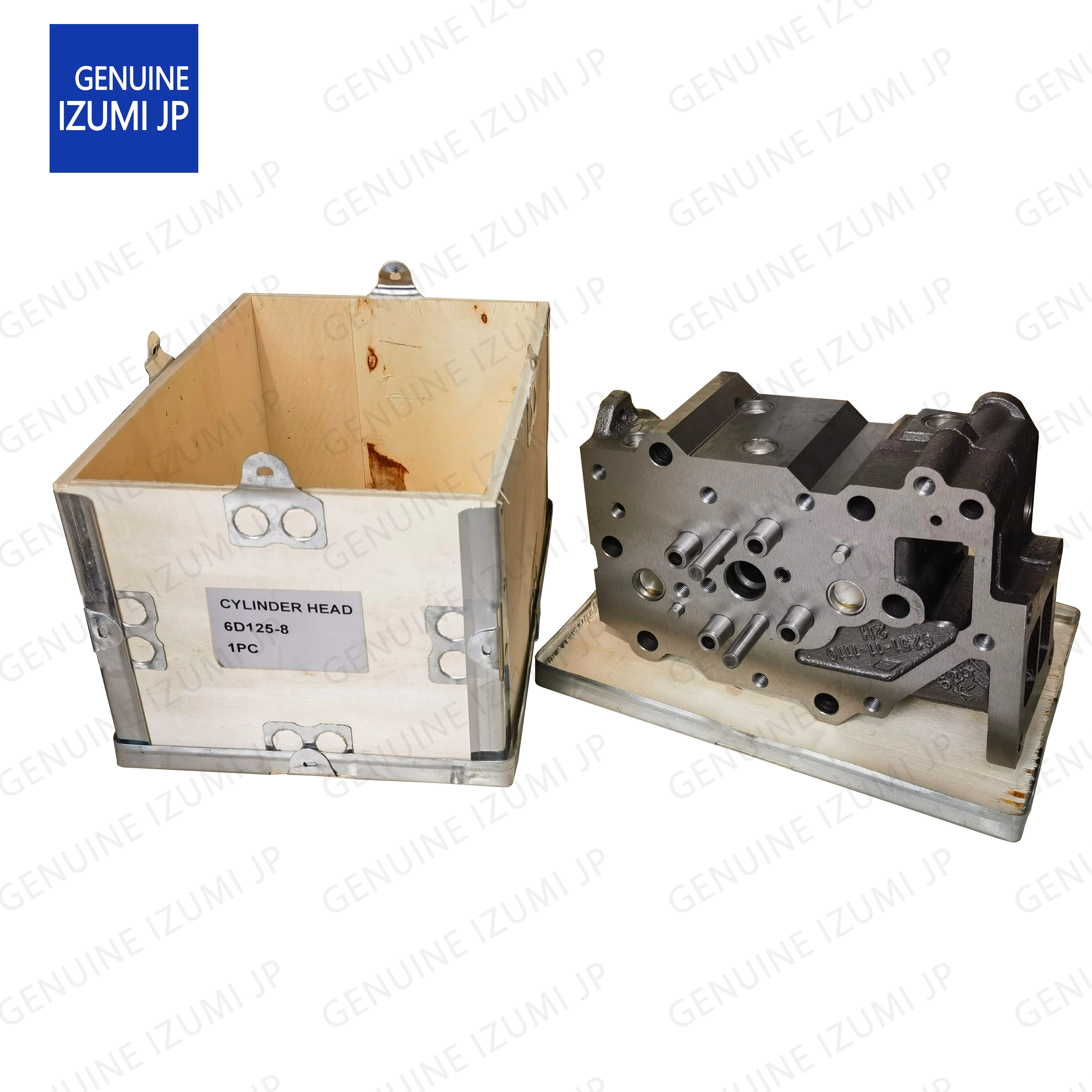 6D125-8 PC400-8 Engine Cylinder Head for Komatsu Excavators