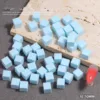 Azul-50 unidades/bolsa 10*10mm