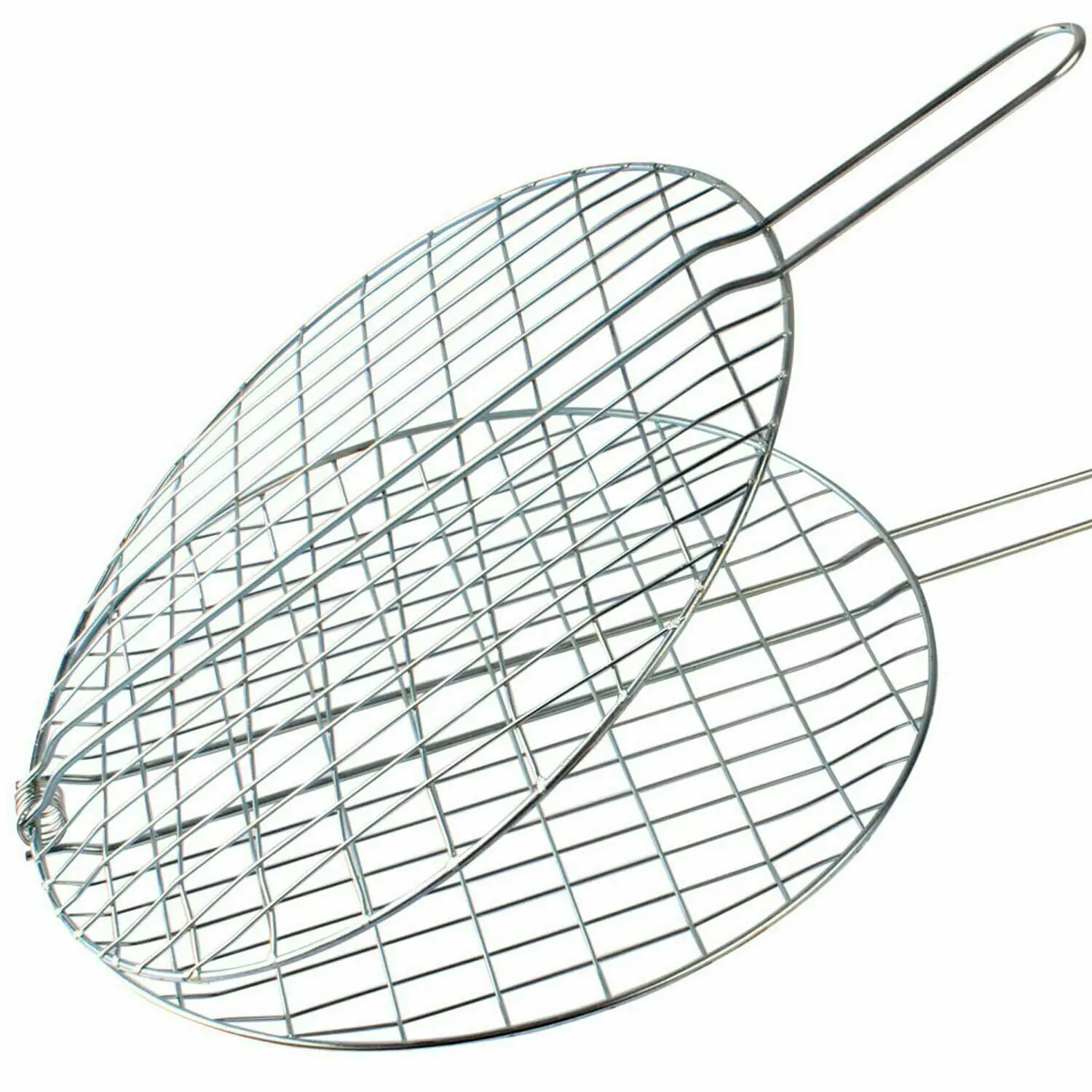 New Design Nonstick Grill Net Round Fish Grill Basket for Chicken Fish Vegetables