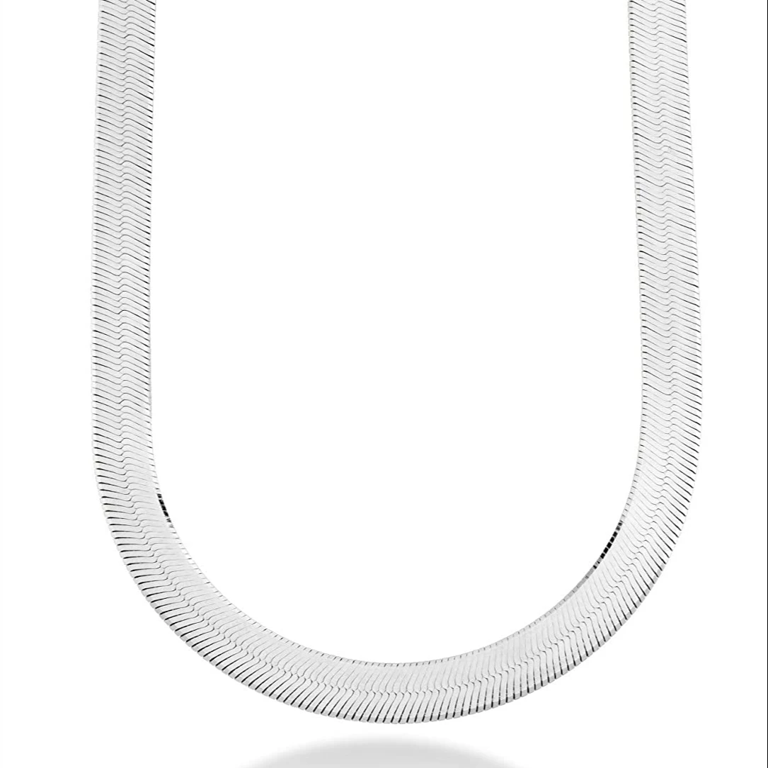 Solid 925 Sterling Silver Italian Flat 
