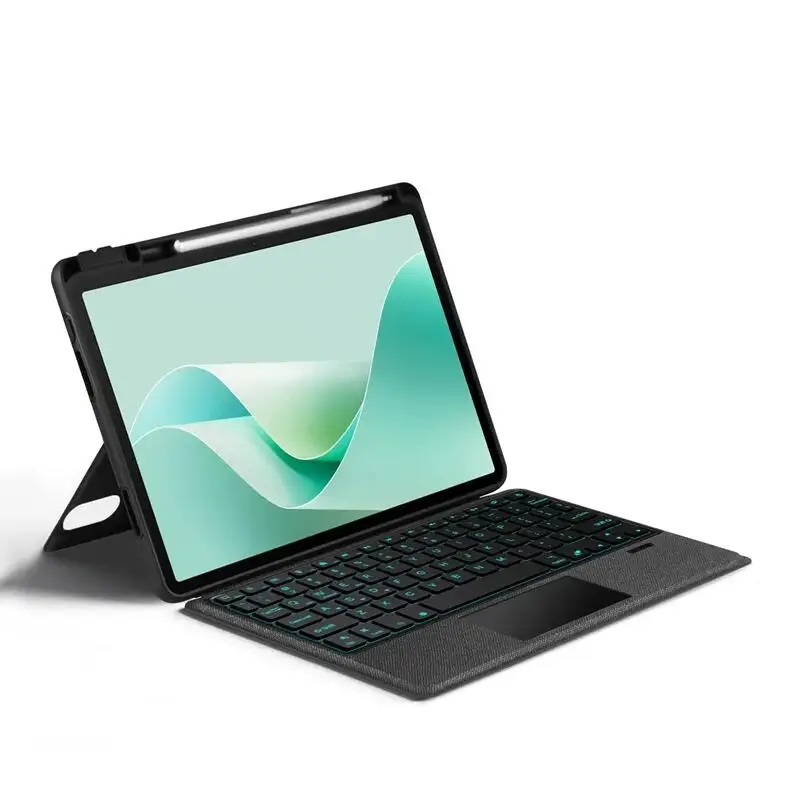 New USB Magnetic Backlit Touchpad Keyboard Case for Huawei MatePad