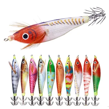 For New Model Luminous Simulation Shrimp Sea Fishing Squid Horizontal Stainless Steel Artificial Soft Bait Boxed Lure – Soft Lure – view 3