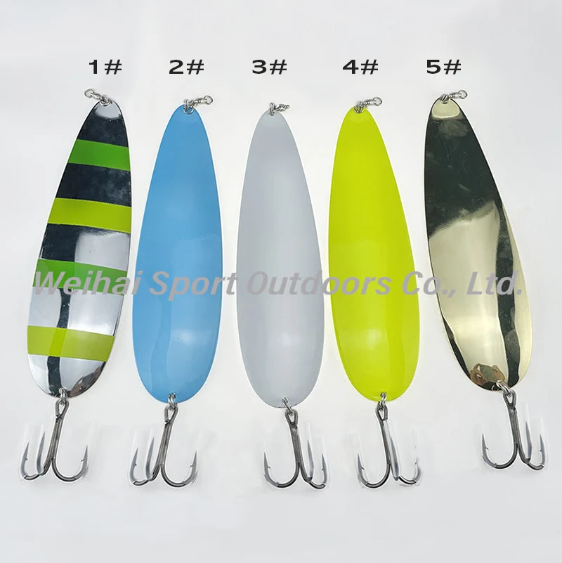 Fishing Spoon Manufacturers 8" 9" 11" 3oz 3.5oz 6.3oz Fishing Lures Blade Trolling Sling Dodger