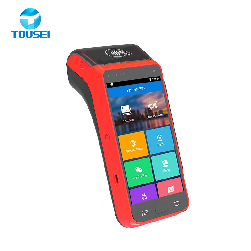 Mobile Payment Machine Portable Android Pos System 4g Nfc Handheld Pos Cheap Offline Verifone Mini Pos Terminal