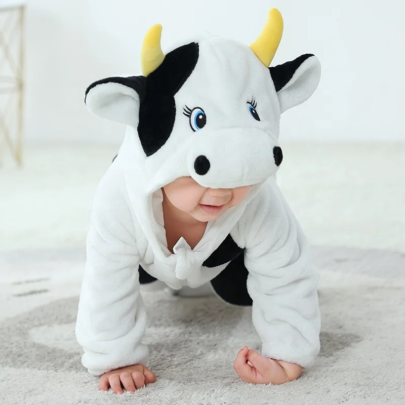 Spirit Halloween Costumes Baby Boy Cow Costume Jumpsuit Infant Cow