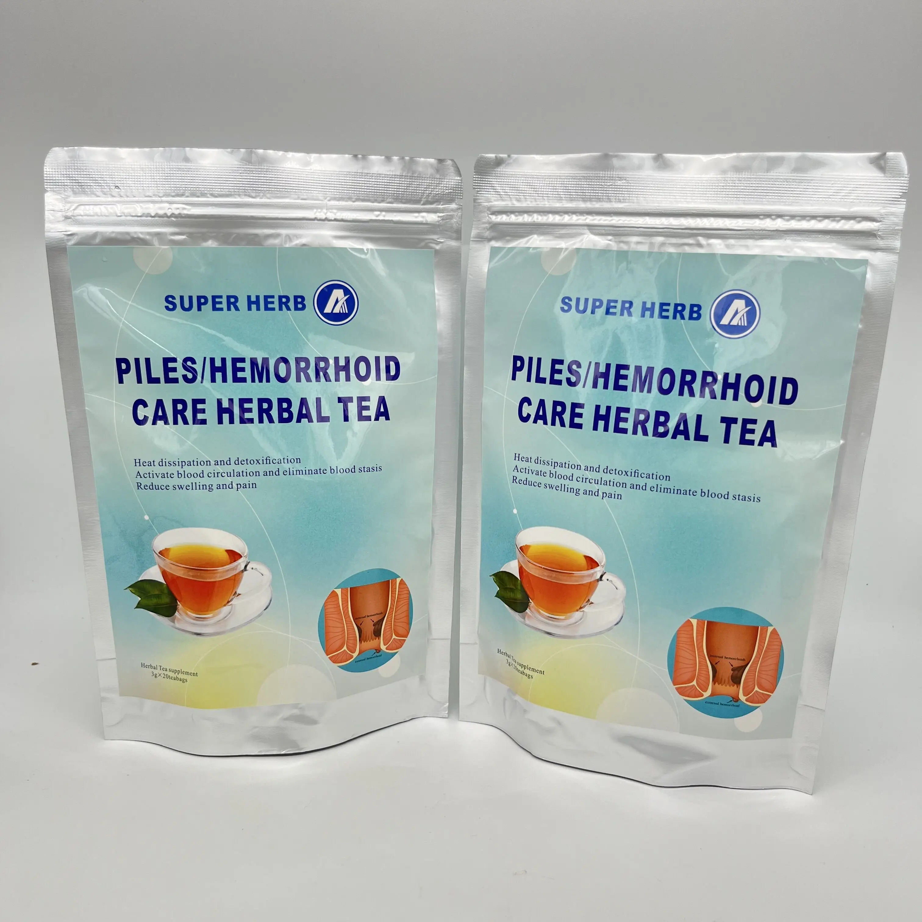 Oem Package Organic Herbal Tea Piles/hemorrhoid Care Herbal Tea Buy Piles/hemorrhoid Care
