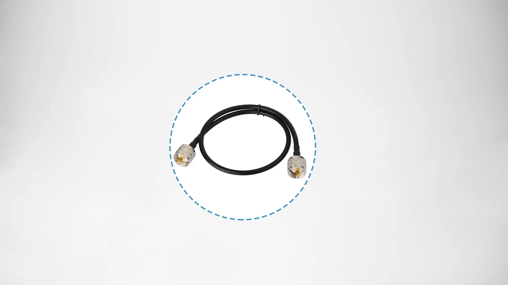Glomex RA 353 UHF PL259 Male Krimpconnerctor voor RG8X Kabel - Nautic Gear