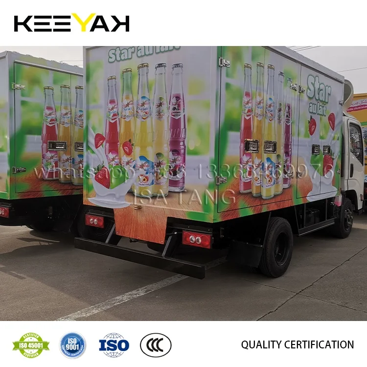 JMC ALL NEW CARRYING PLUS 4*2 92hp 2.5ton VAN Container truck Light Cargo truck For Algeria