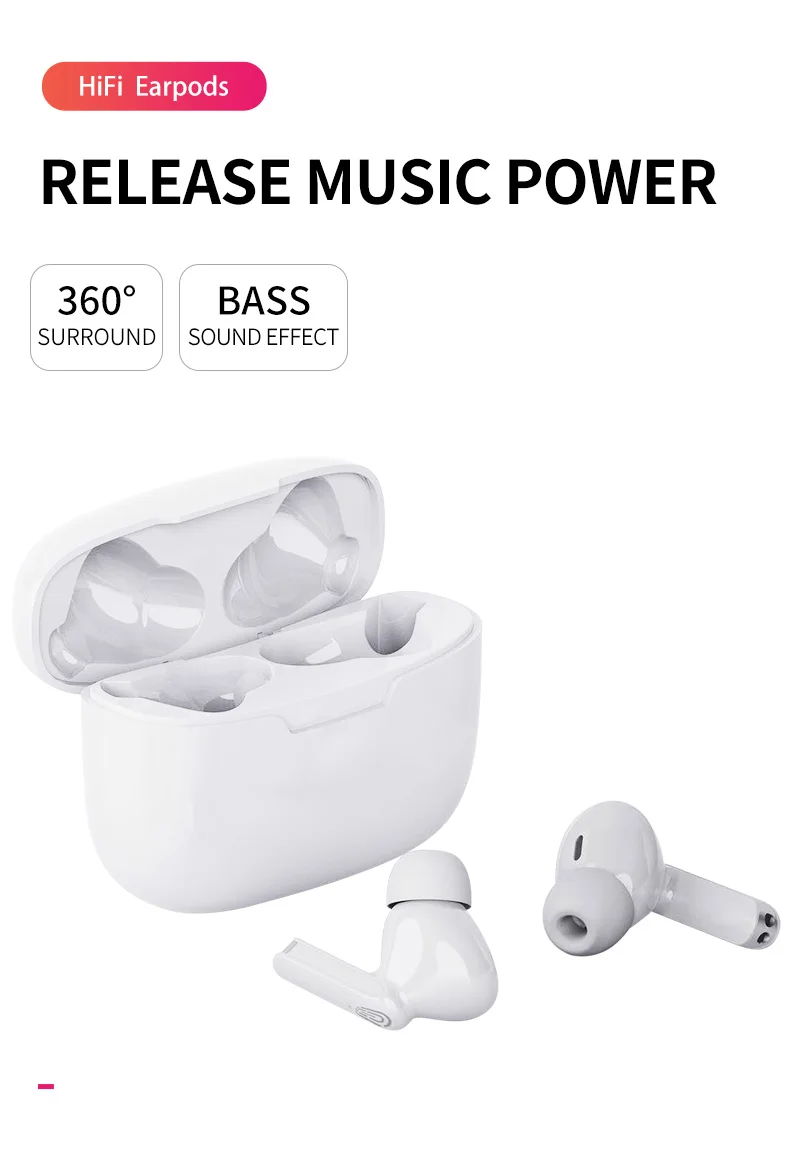 Y113 TWS In Ear Stereo Noise Canceling Earbuds Wireless Earphone HiFi Music Gaming Headset Sports Waterproof Earbuds - ANKUX.COM