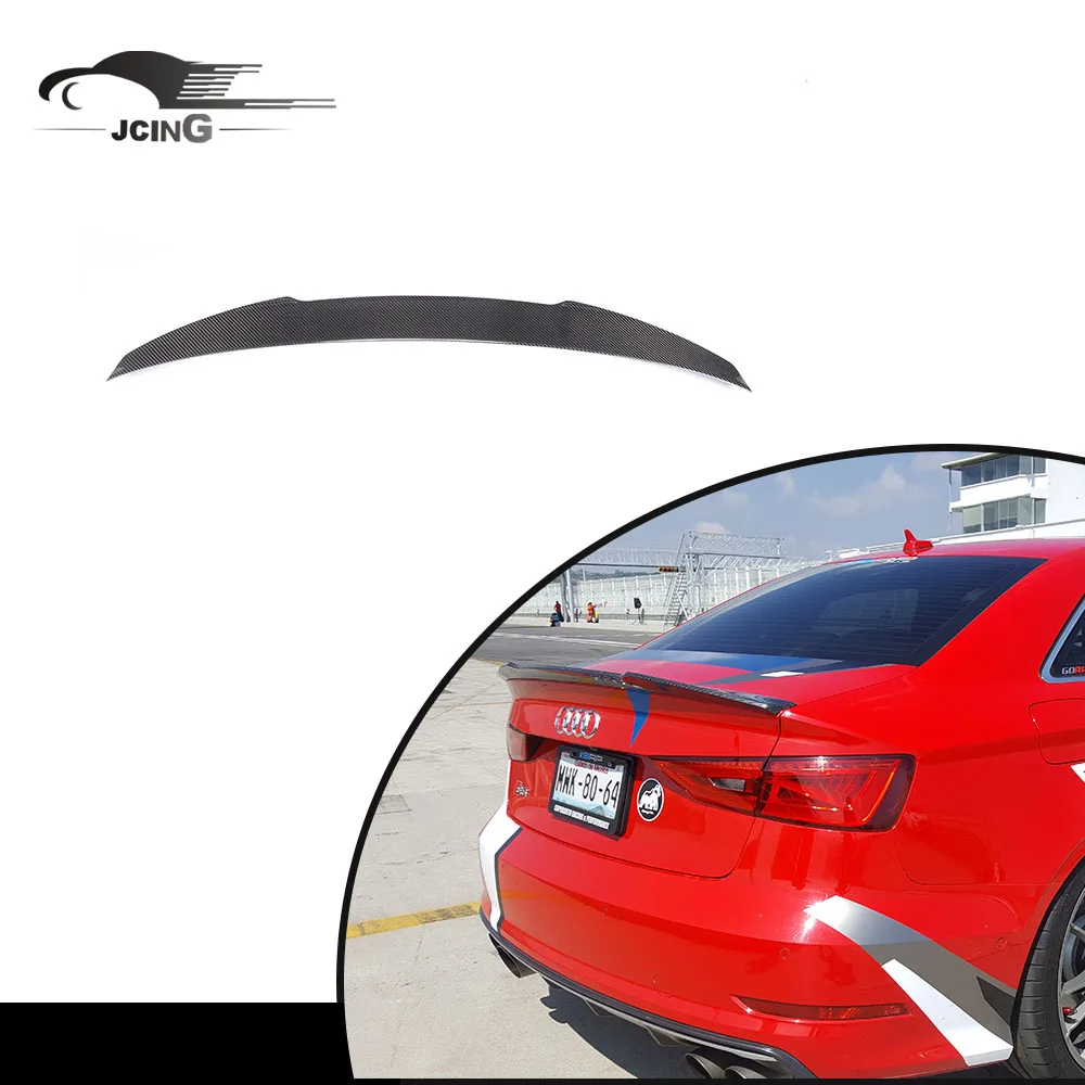 Высокоточный апгрейд A3 S3 из углеродного волокна задний спойлер заднего багажника для Audi Sline RS3