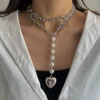 Silver & White Heart A