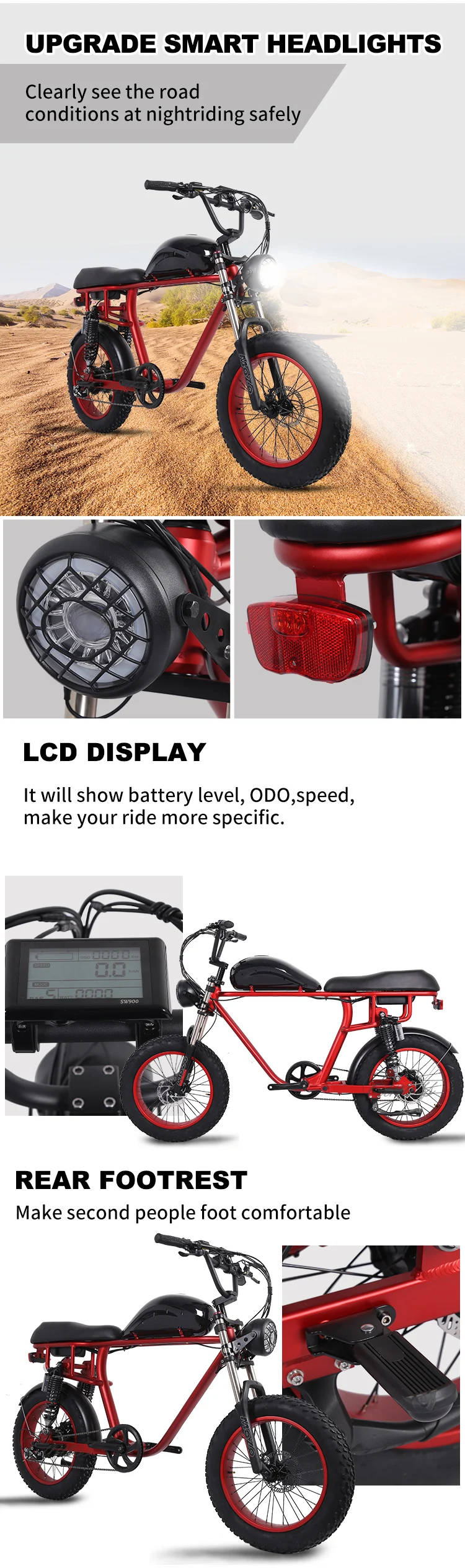 Super Power S73 Electric City Bike 500w 