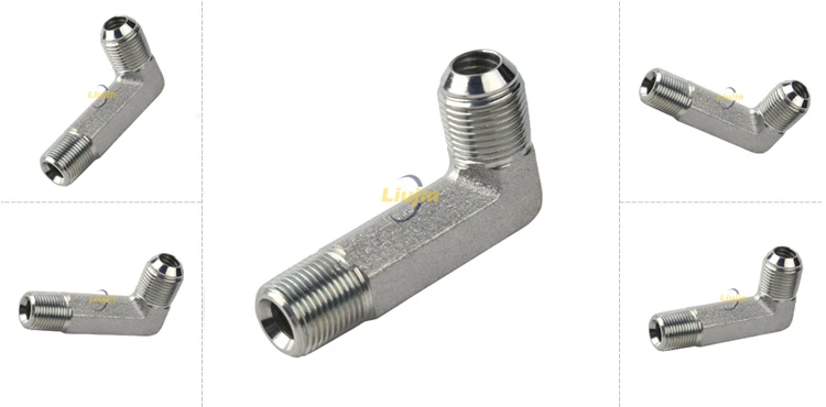 Manufacture custom carbon steel high quality hydraulic adapter tube hydraulic fitting