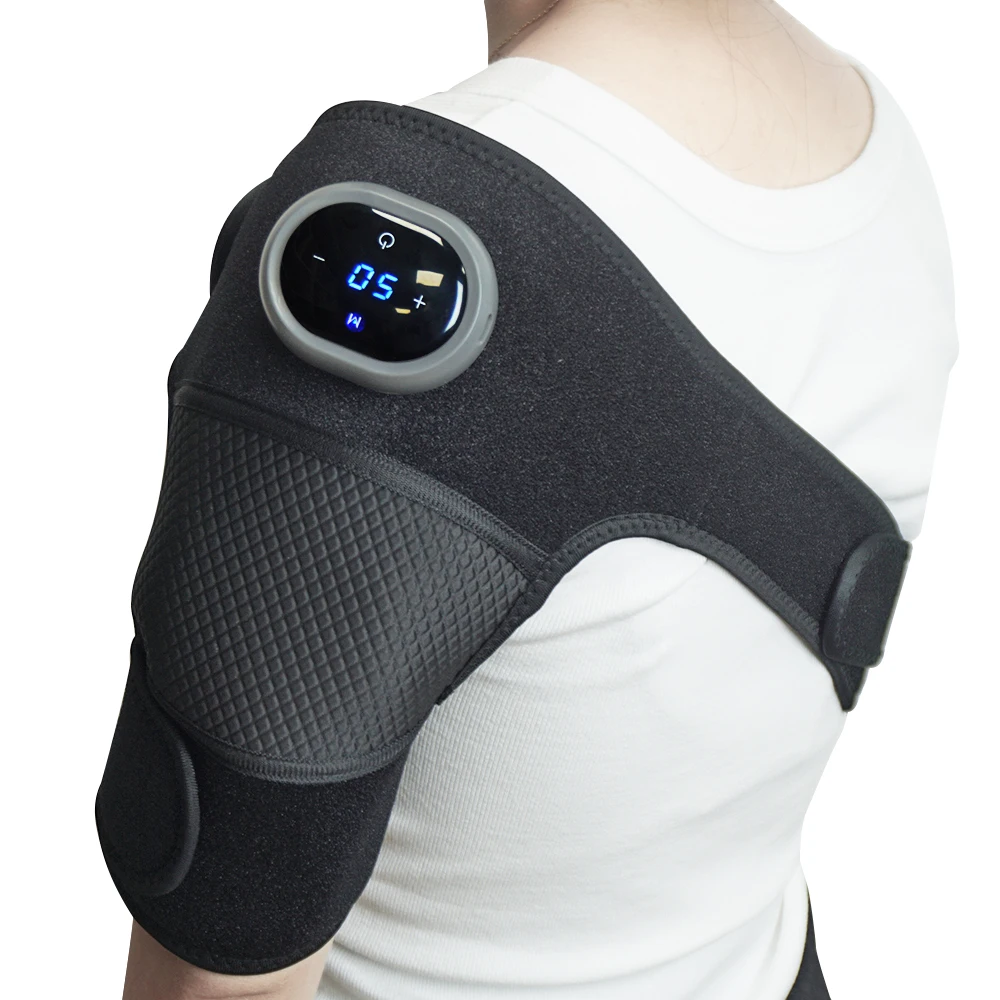 massaging vibration wrap with heat Venture Heat At-Home Heat Therapy Neck and Shoulder Wrap main image 1