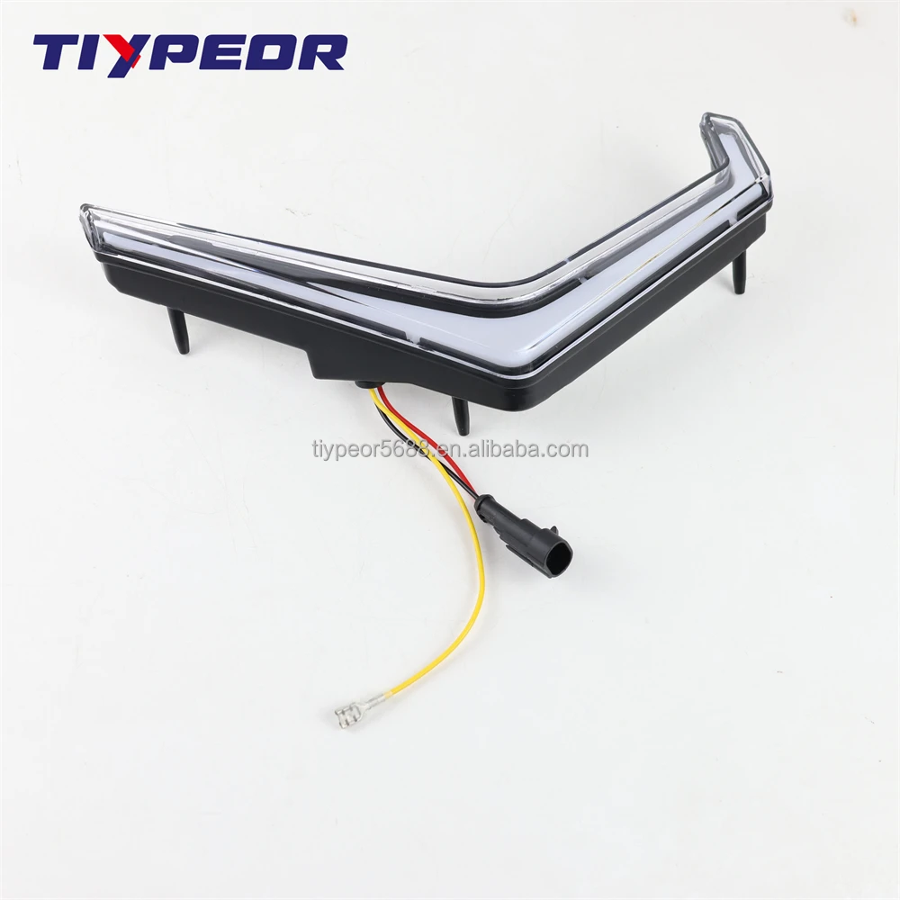 product tiypeor rgb led front accent light auto drl turn signal light for polaris rzr xp turbo 1000 2019 2021 utv rzr light waterproof-9