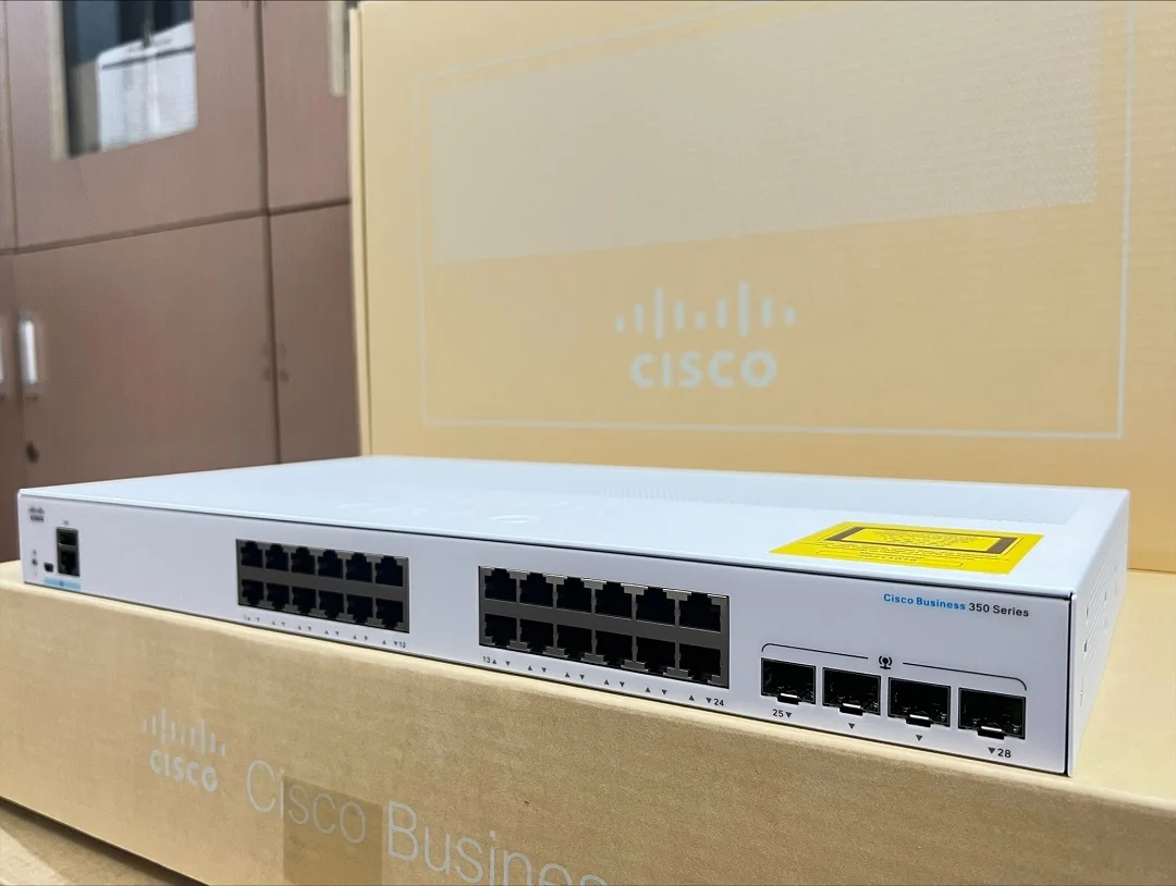 Cisco CBS350-24P-4G Switch - 24 Port Managed POE Ethernet