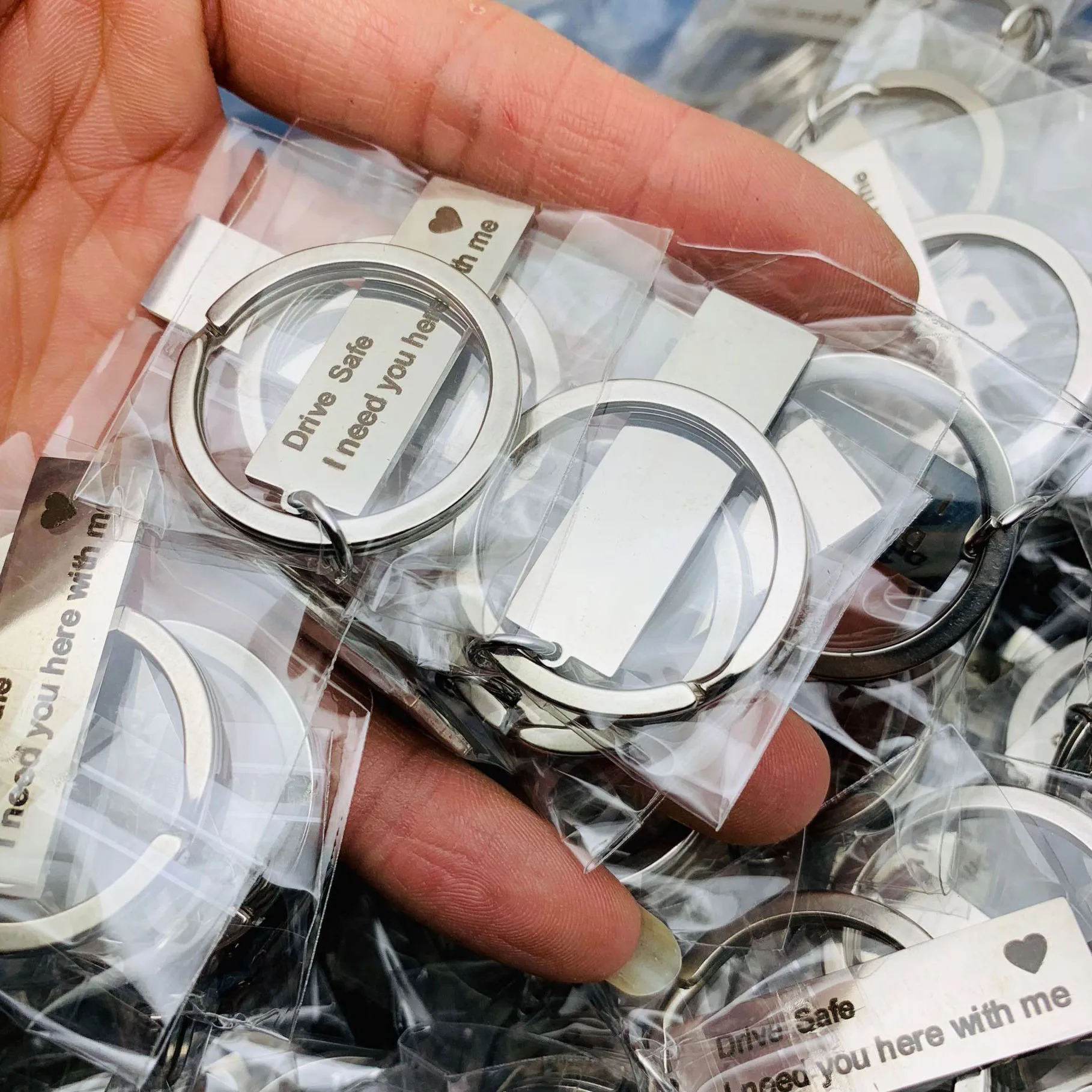 Metal Self Defense Keychain Set Self Defence Defense Safety Keychains