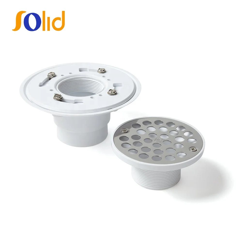 Drainage System UPVC Plastic Material PVC Bell Trap Floor Drain