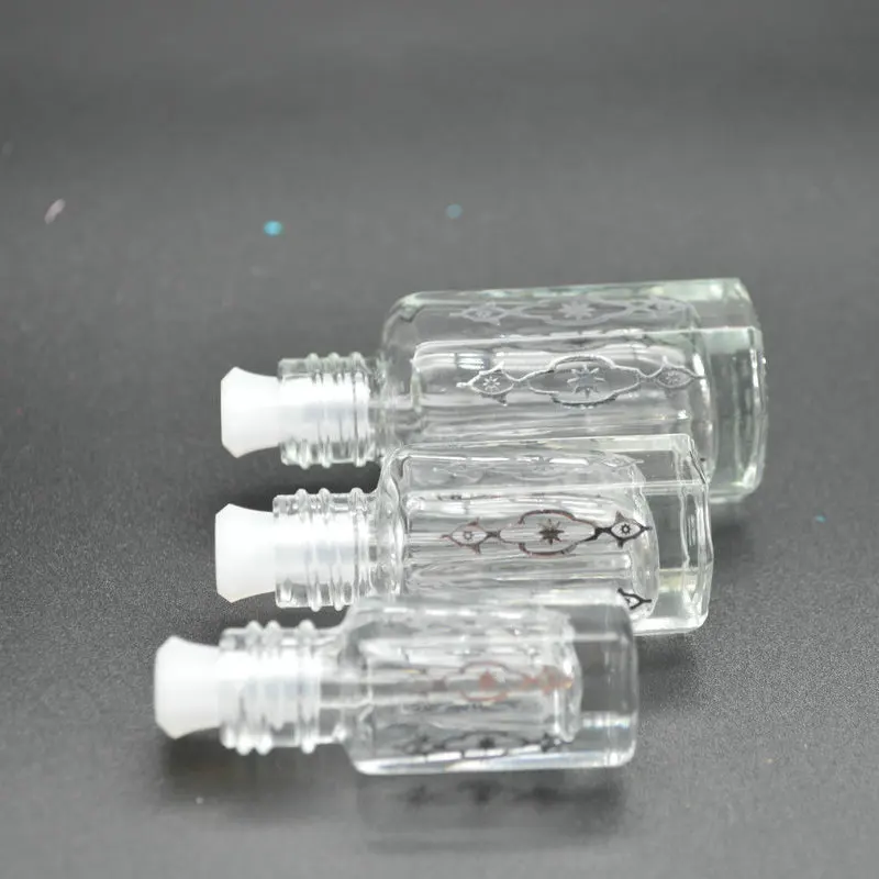 New Design 3ml 6ml 10ml 12ml Hot Stamping  Attar Bottle Oud Oil Perfume Bottle With Aluminum Cap