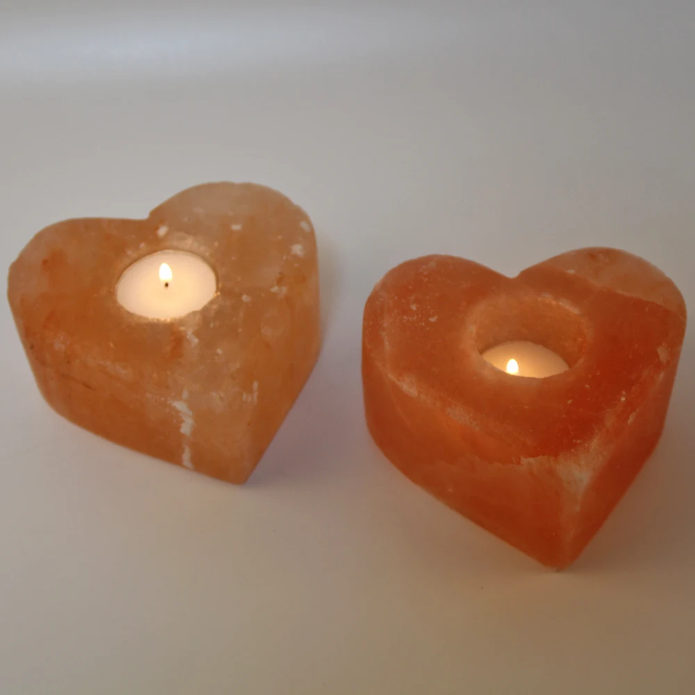 Himalayan Salt Candle Holder Festival Gift Home Decoration Crystal Salt
