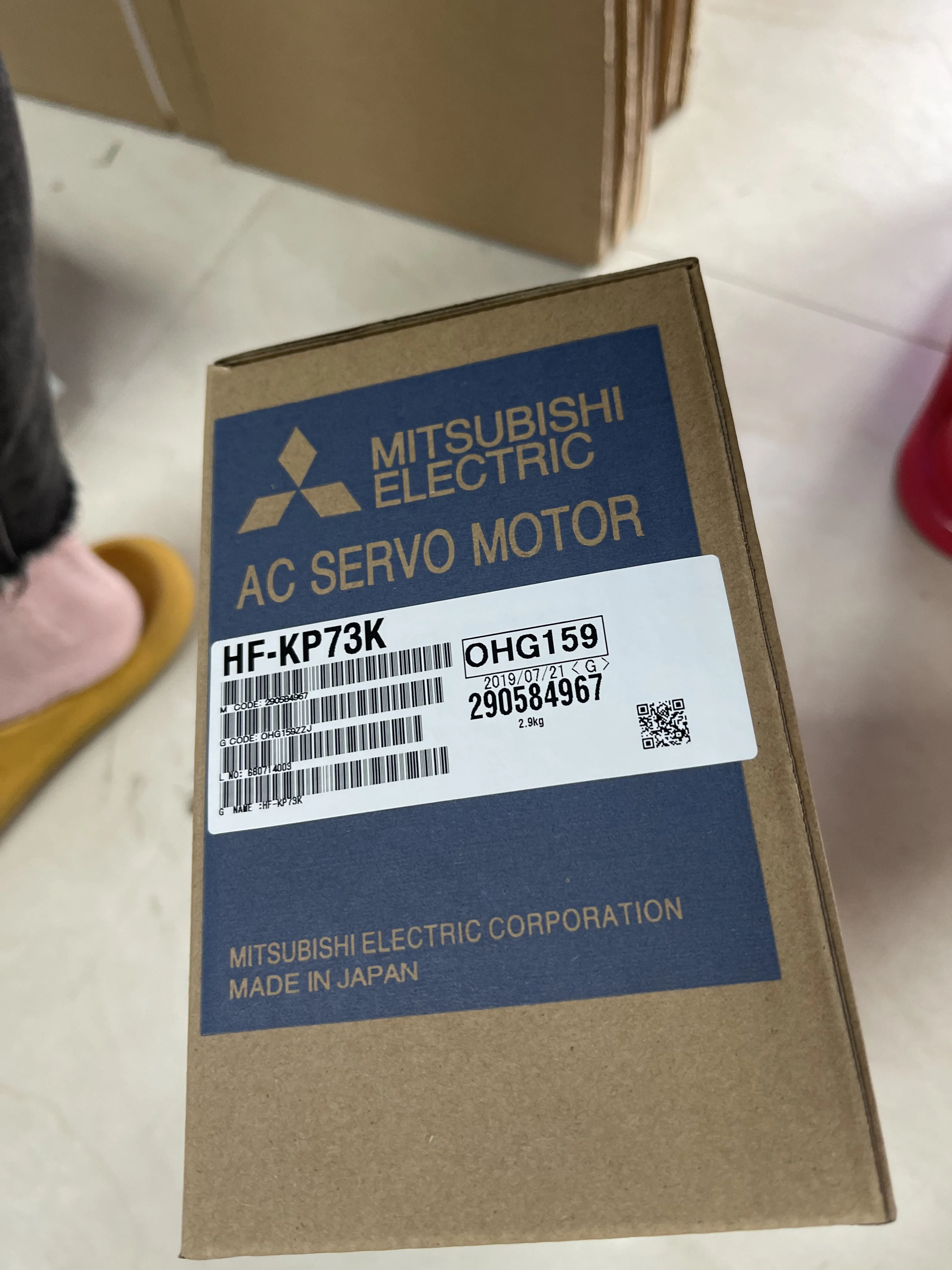 Mitsubishi AC Servo Motor HF-KP73K Mitsubishi AC Servo Motor HF-KP73K