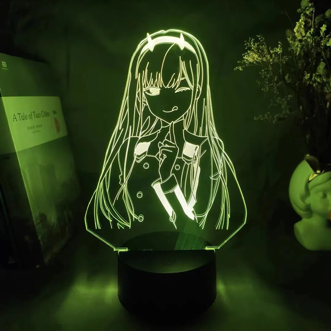Anime Zero Two Lamp - LED Night Light for Darling in the Franxx