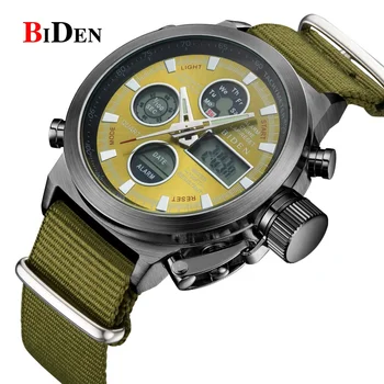 Biden New Design Oem Custom Logo Swiss Men Waterproof Tactical Army Military Digital Sport Hand Watch For Men