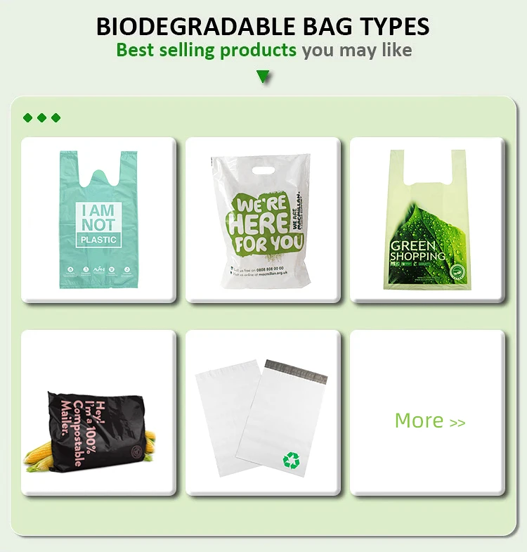 bio compostable plastic bolsas