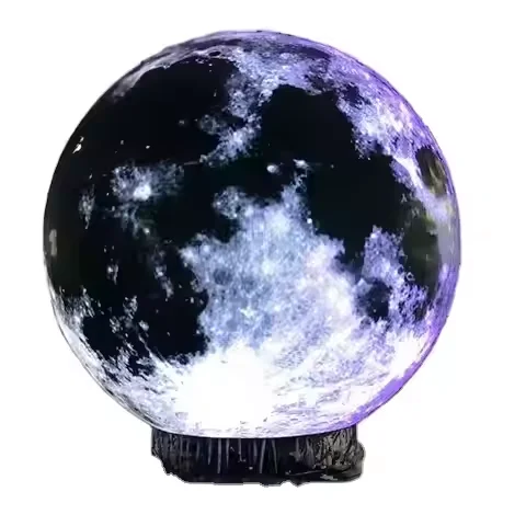 Diameter Globe Dibuat Kustom 2m/3m/4m/5m/ Layar LED Bola Warna Penuh Video Dinding 360 Derajat Bentuk Khusus Layar Sferis