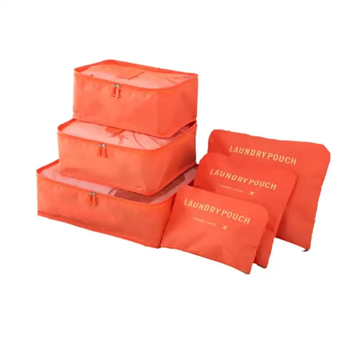 Waterproof Luggage Bag 6pcs Travel Underwear Shoe Organizer Travel