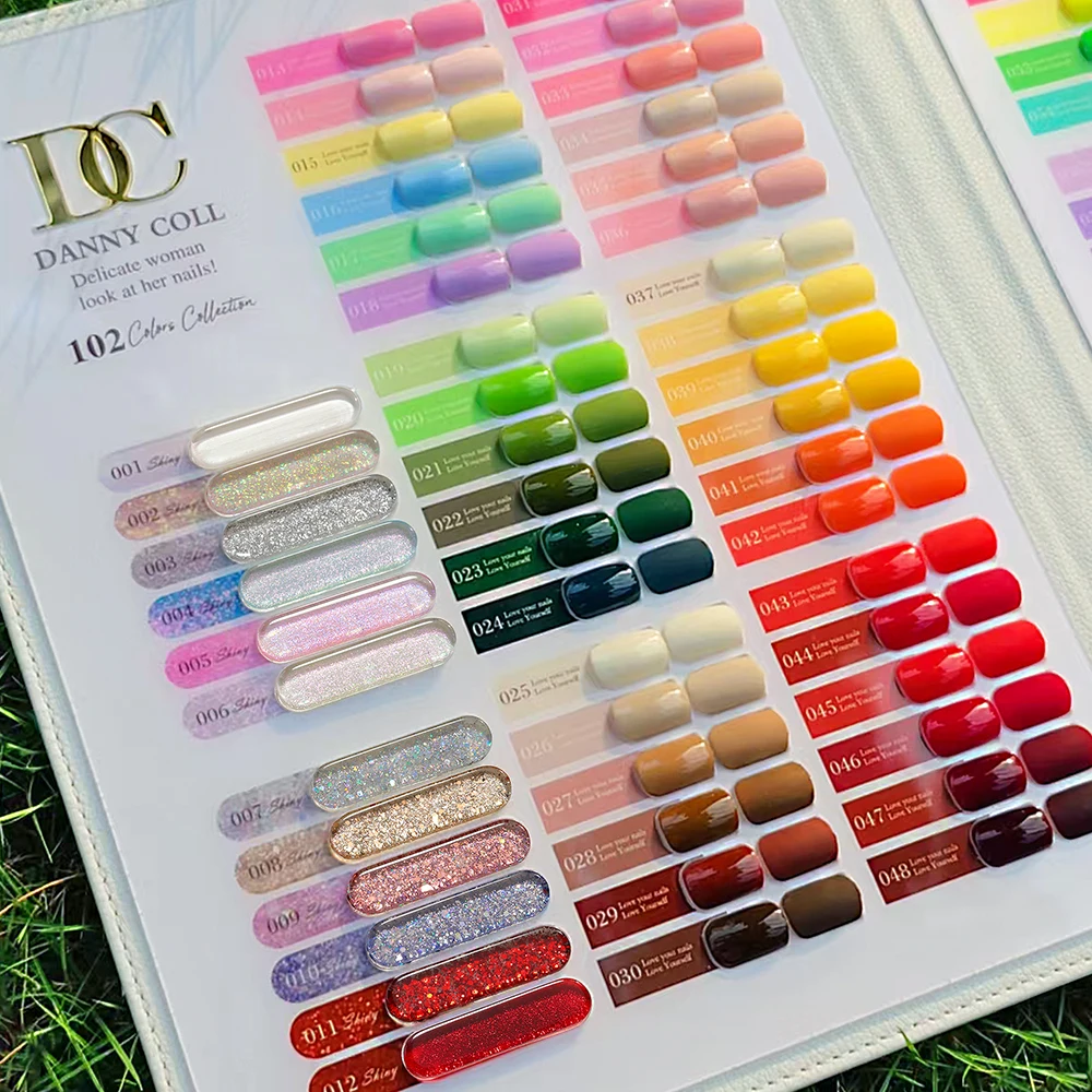 ダニコール新着ネイルジェルセット72色15ml、エコフレンドリーで長持ち